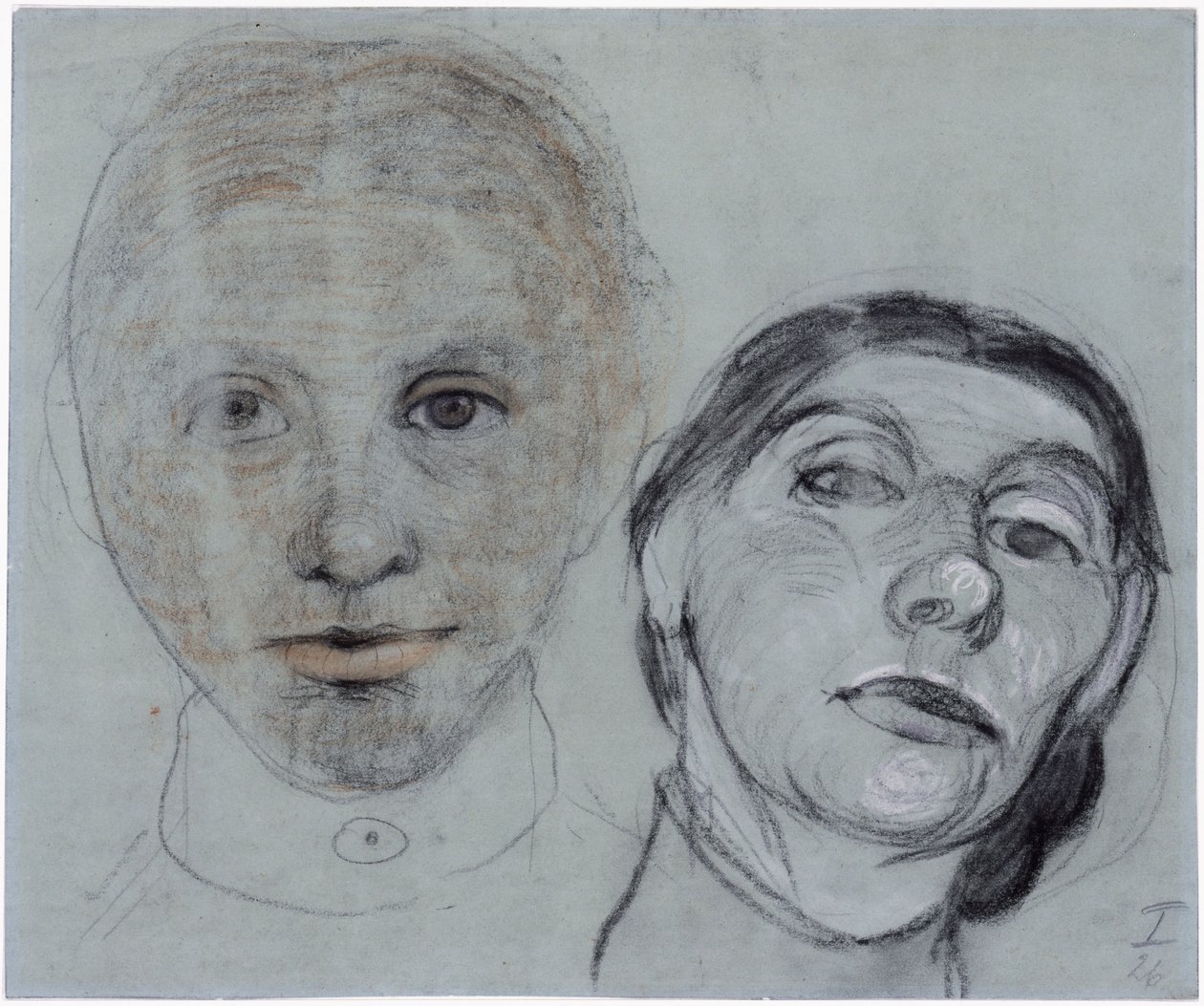 Due teste da Paula Modersohn-Becker