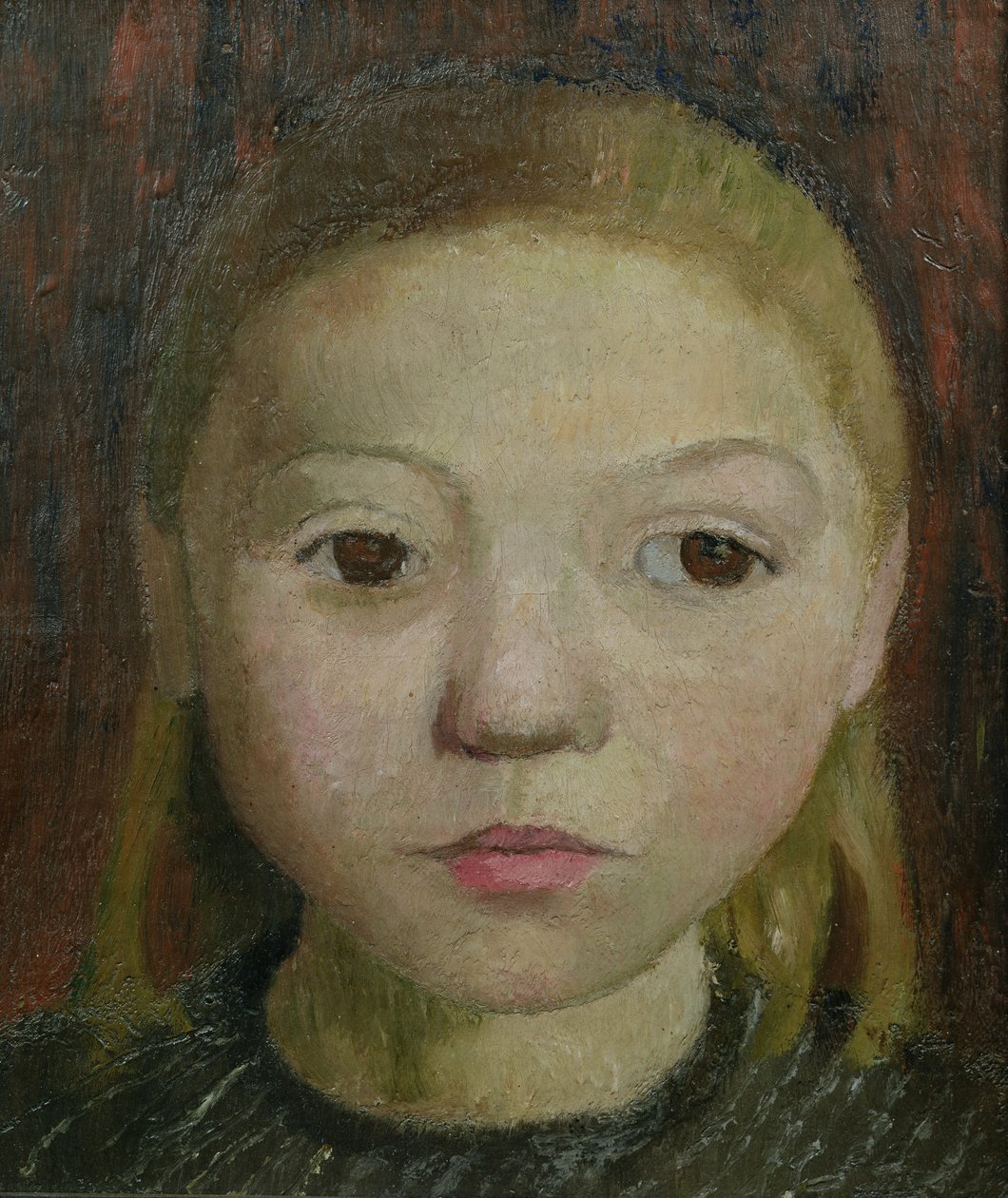 Testa di ragazza da Paula Modersohn Becker