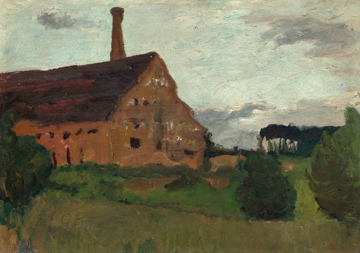 Vecchia fabbrica da Paula Modersohn Becker