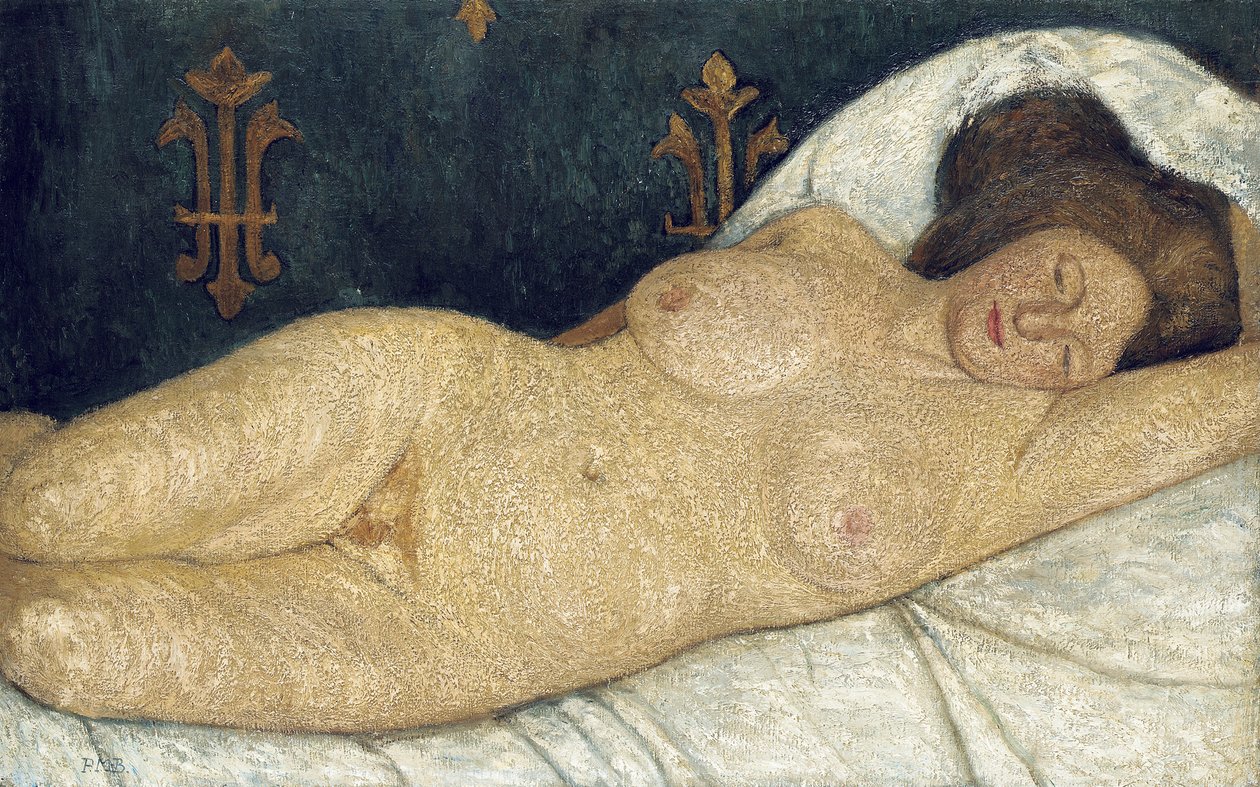 Nudo Femminile Disteso da Paula Modersohn Becker