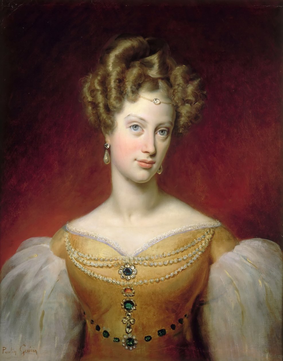Principessa Carolina di Napoli e Sicilia 1798-1870, Duchessa di Berry da Paulin Guérin