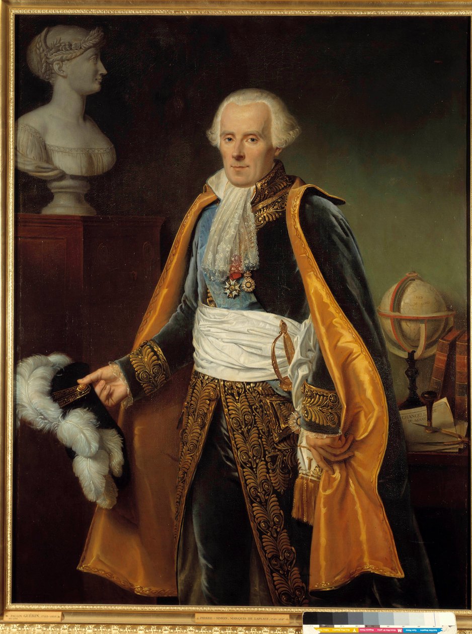 Ritratto di Pierre Simon, Marchese de Laplace da Paulin Jean Baptiste Guerin