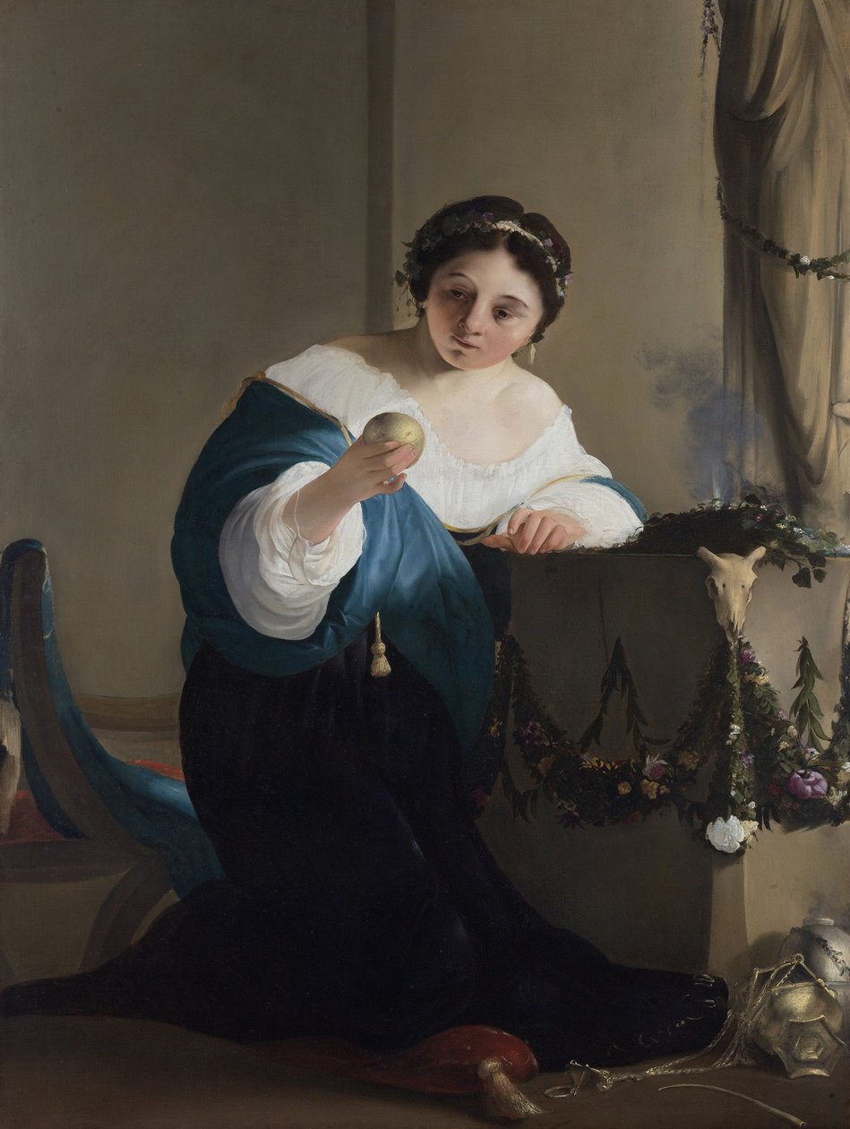 Cydippe con la mela di Acontius da Paulus Bor