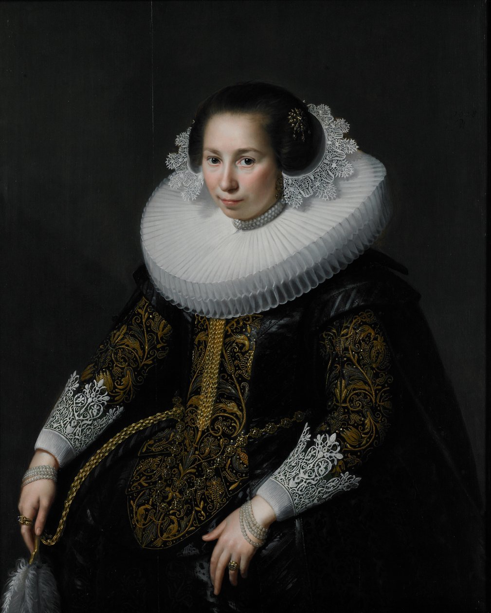 Ritratto di Catharina van Voorst, 1628 da Paulus Moreelse