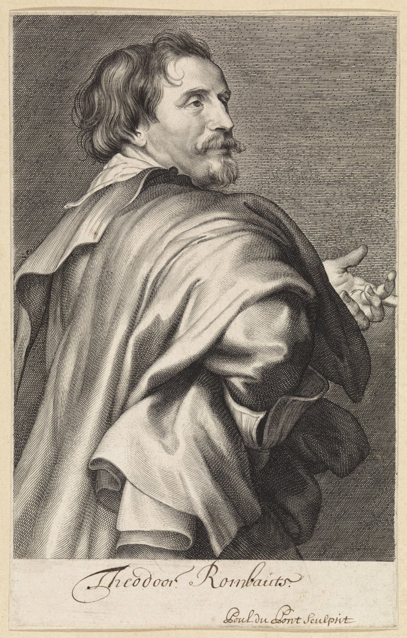 Ritratto di Theodoor Rombouts da Paulus Pontius