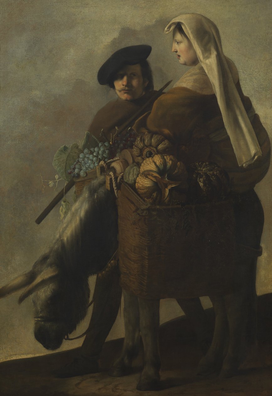 Raccoglitori di frutta, c.1650 da Paulus Bor