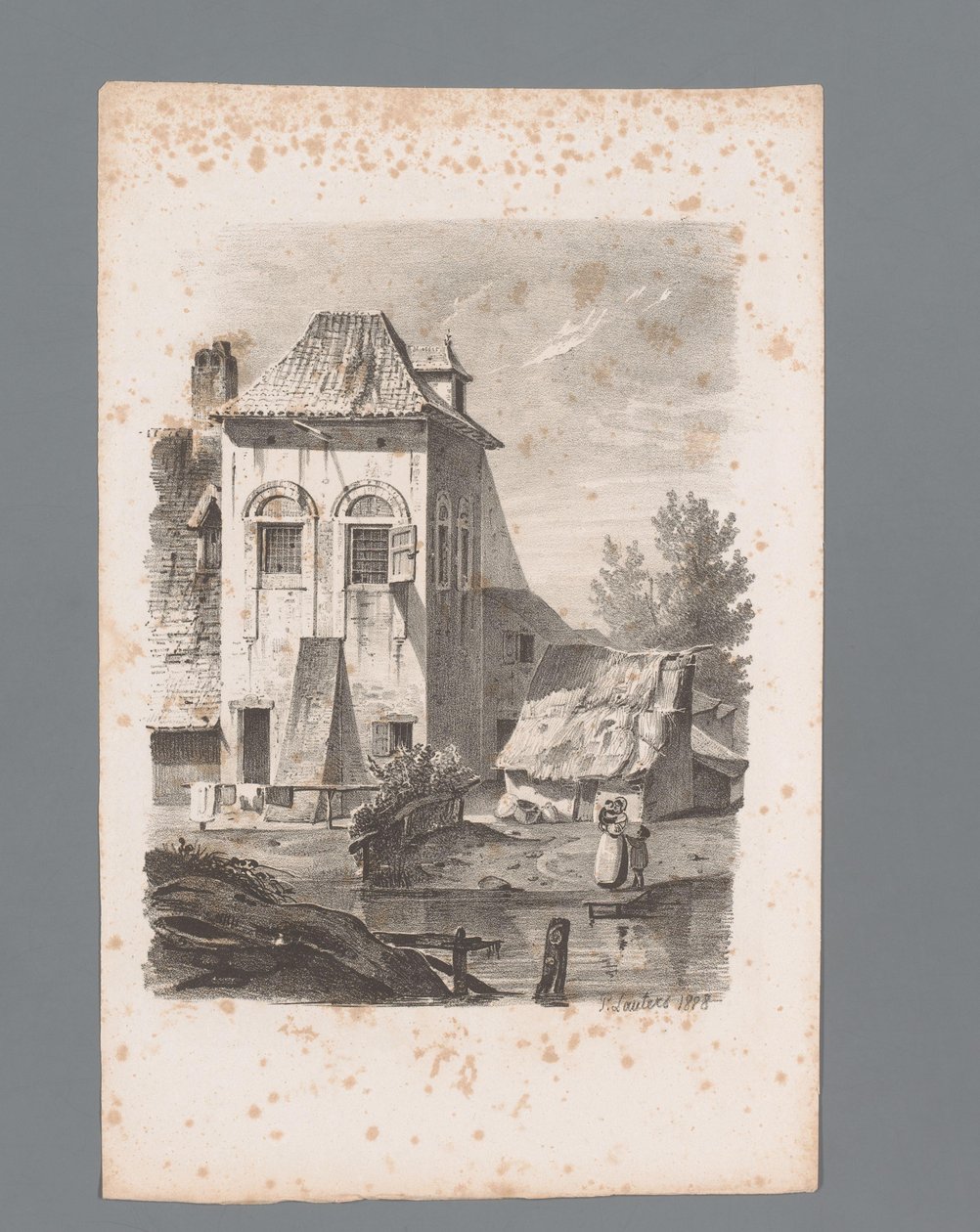 Veduta di una casa sull
