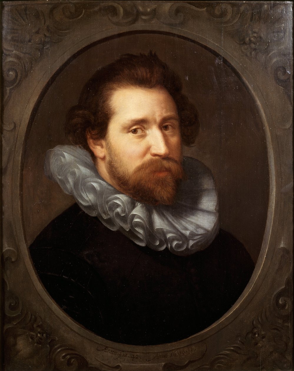 Ritratto di Abraham Bloemaert 1566-1651, 1609 da Paulus Moreelse