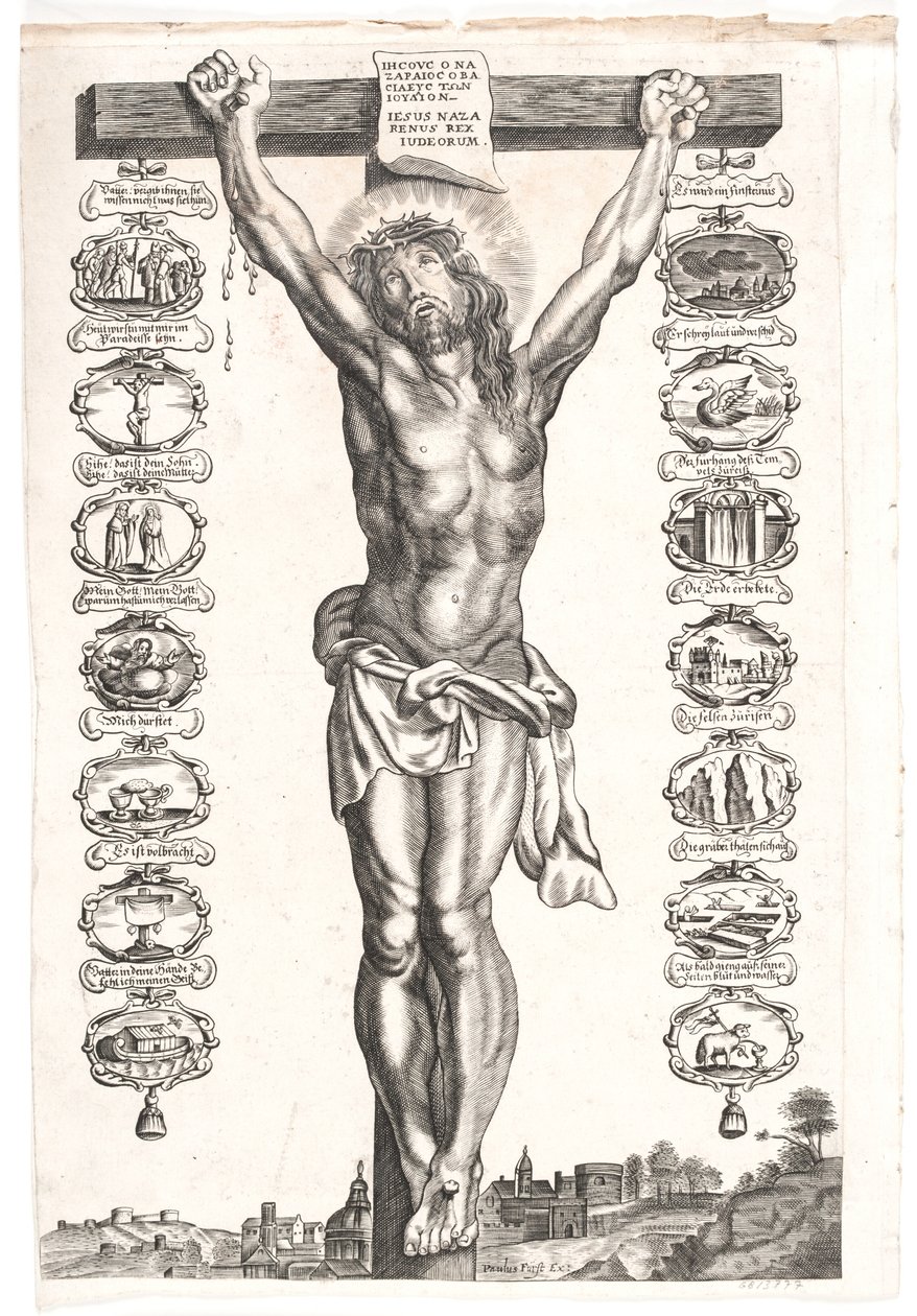Cristo sulla croce da Paulus Pontius