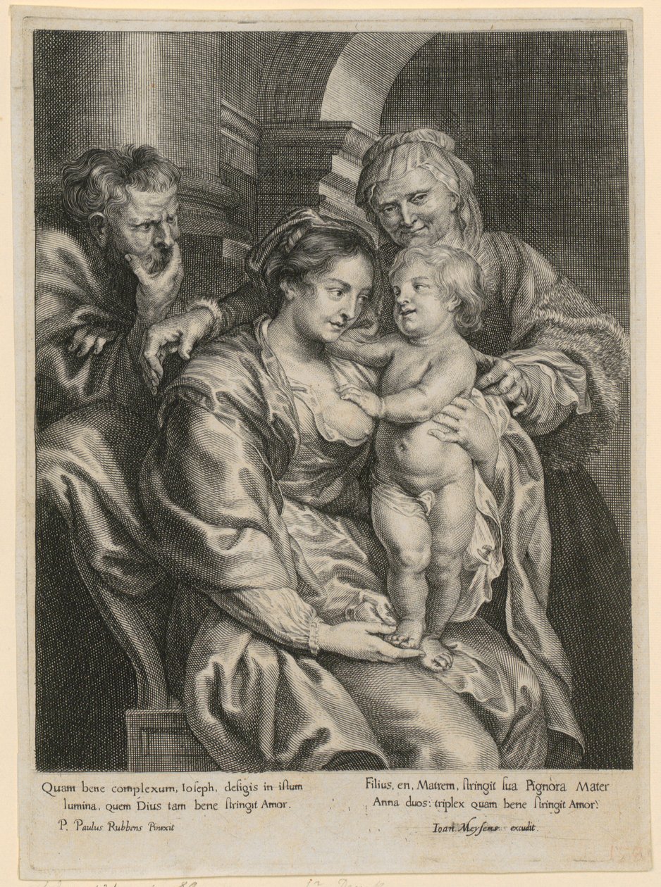 Sacra Famiglia con Anna da Paulus Pontius