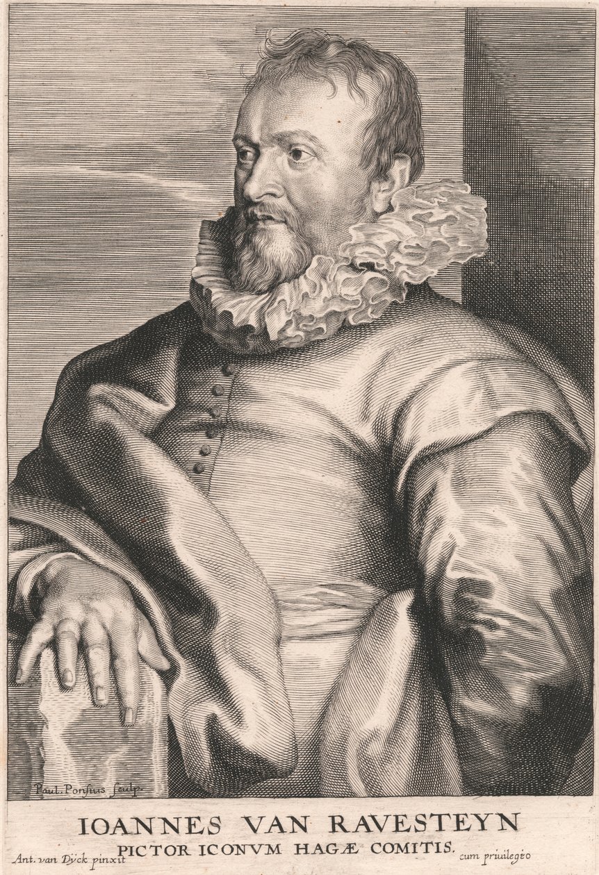 Joannes van Ravesteyn, Pictor Iconum Hagæ Comitis da Paulus Pontius