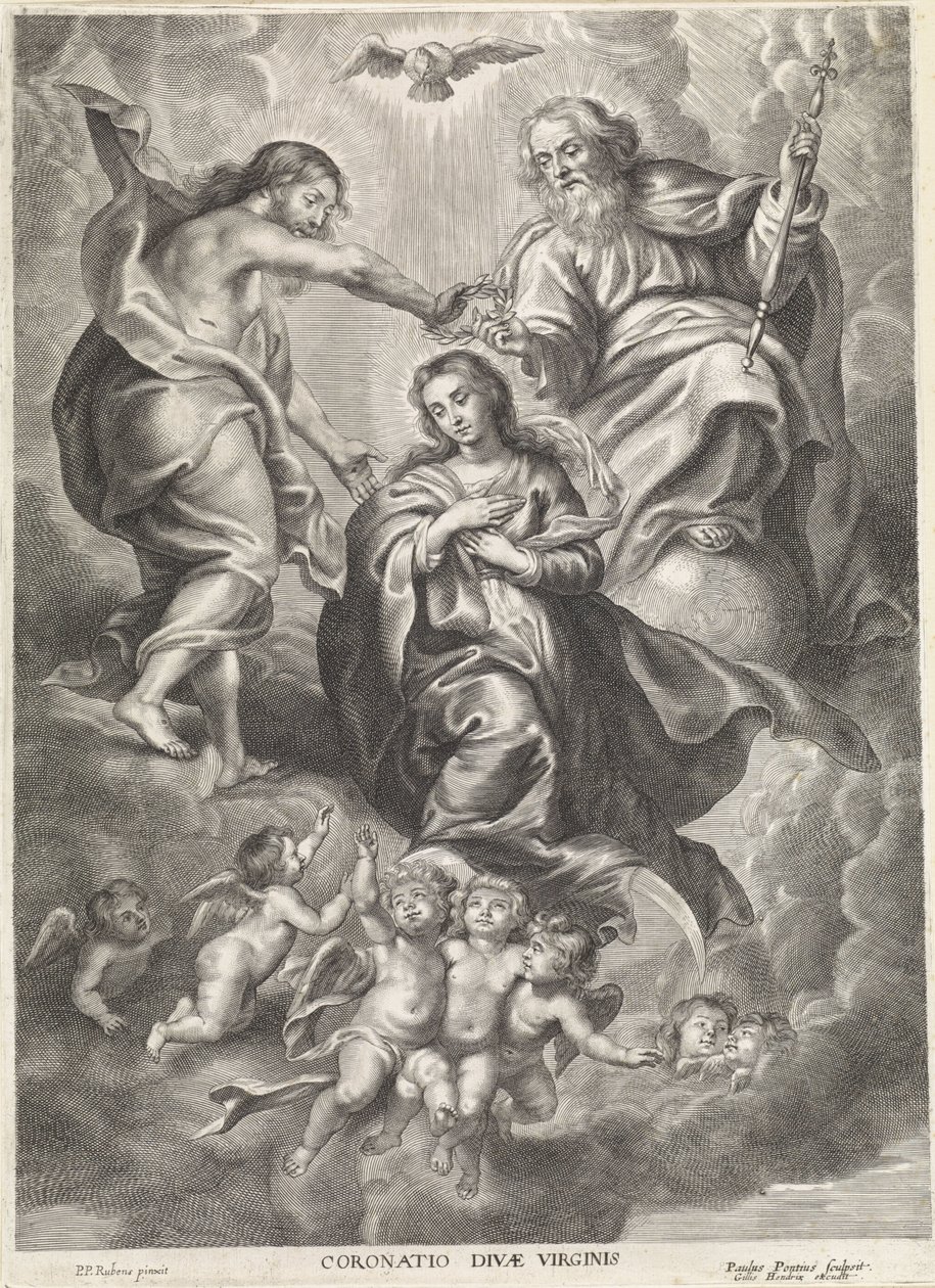 Incoronazione di Maria da Paulus Pontius