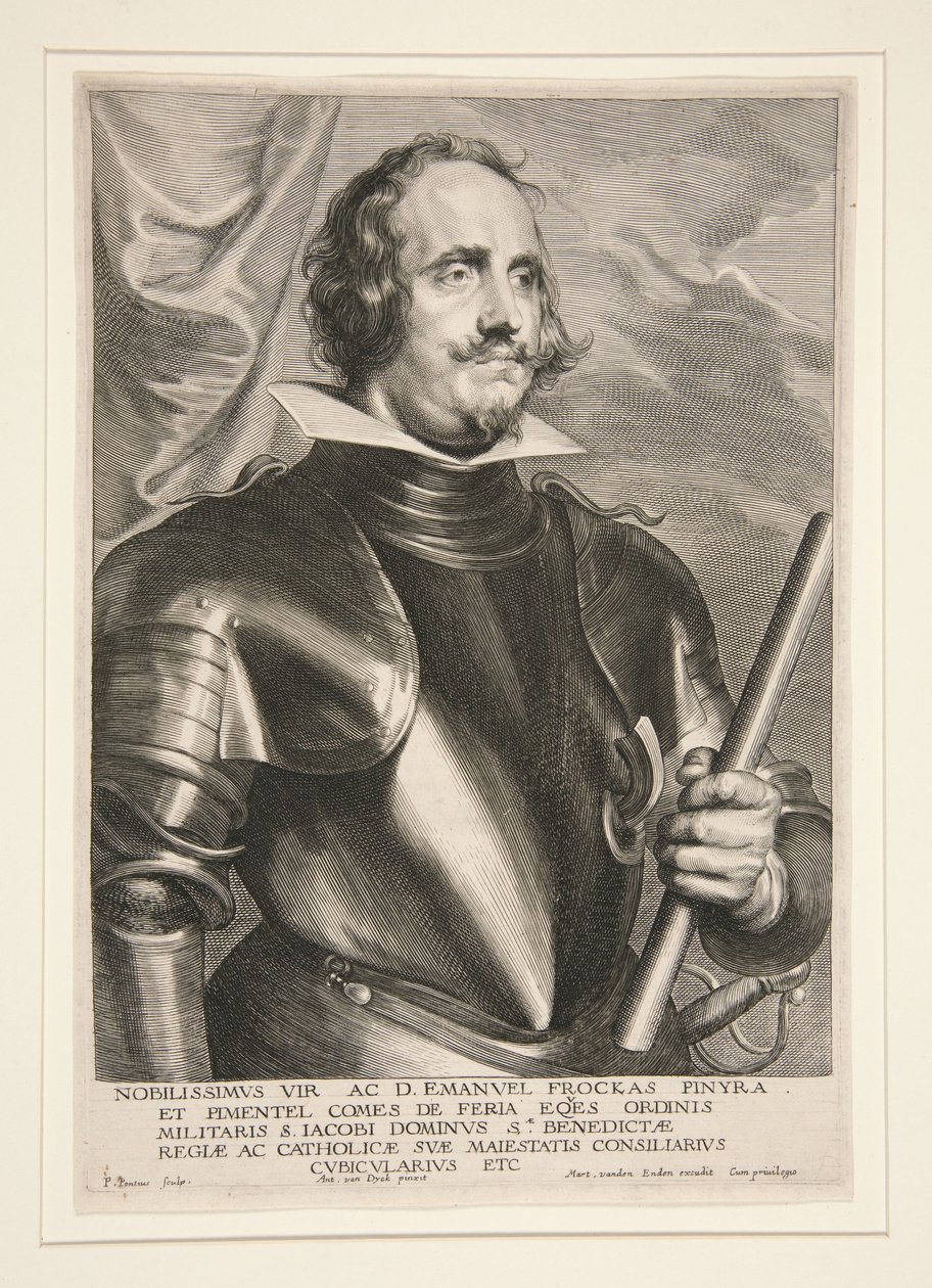 Manuel Frockas Perera y Pimentel, conte di Feria (1576-1646) da Paulus Pontius