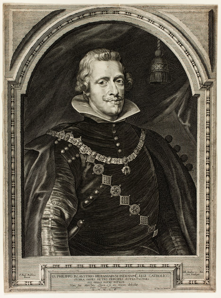 Filippo IV, re di Spagna da Paulus Pontius