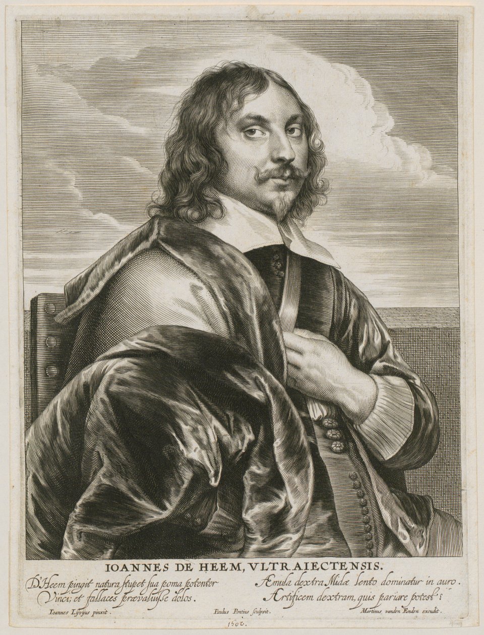 Ritratto di Johannes de Heem da Paulus Pontius