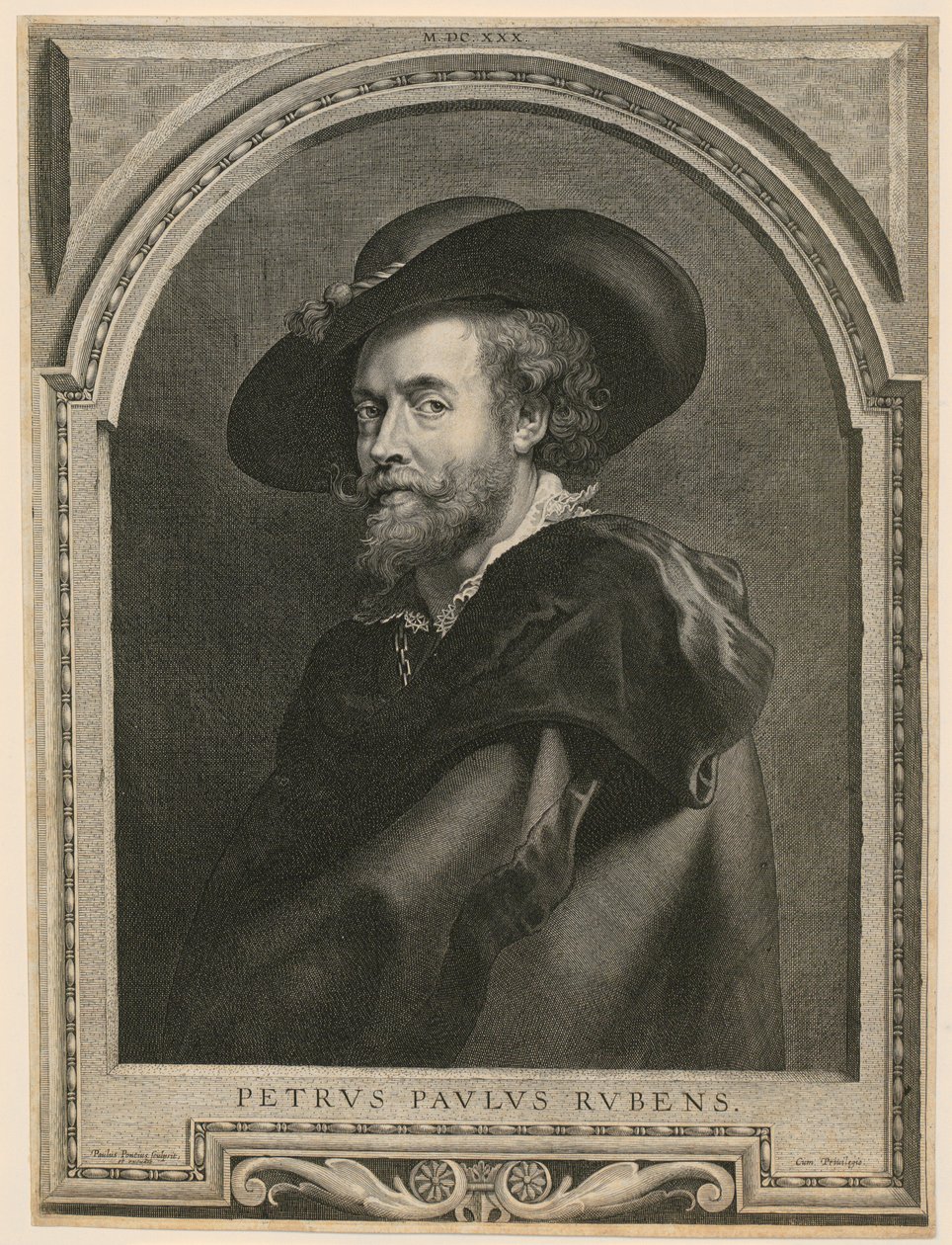 Ritratto di Peter Paul Rubens da Paulus Pontius
