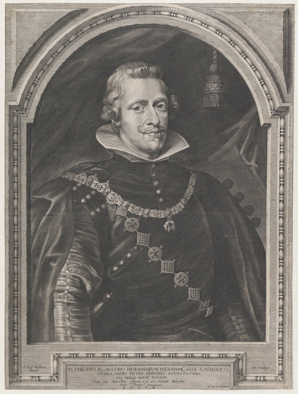 Ritratto di Filippo IV da Paulus Pontius