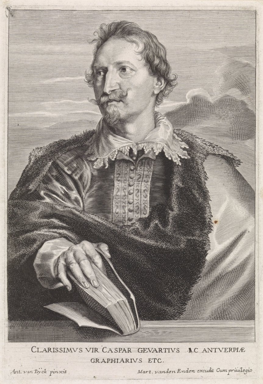 Ritratto del giurista Jan-Gaspar Gevartius da Paulus Pontius