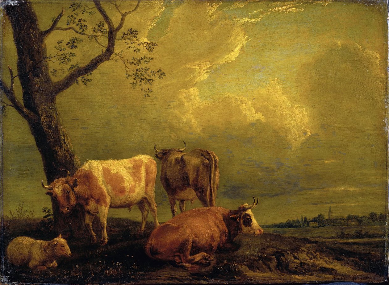 Bovini e pecore da Paulus Potter