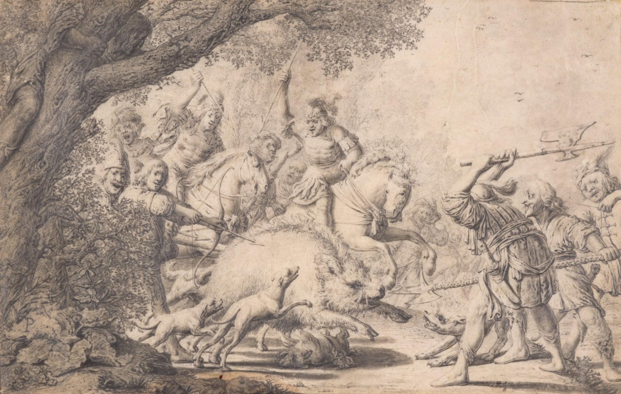 La caccia a un cinghiale da Paulus Potter