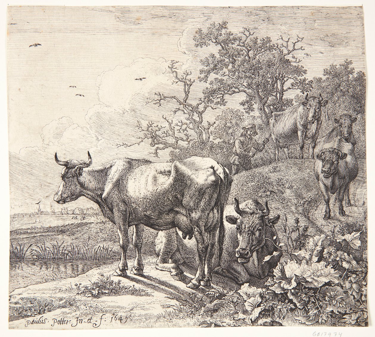 Il mandriano da Paulus Potter