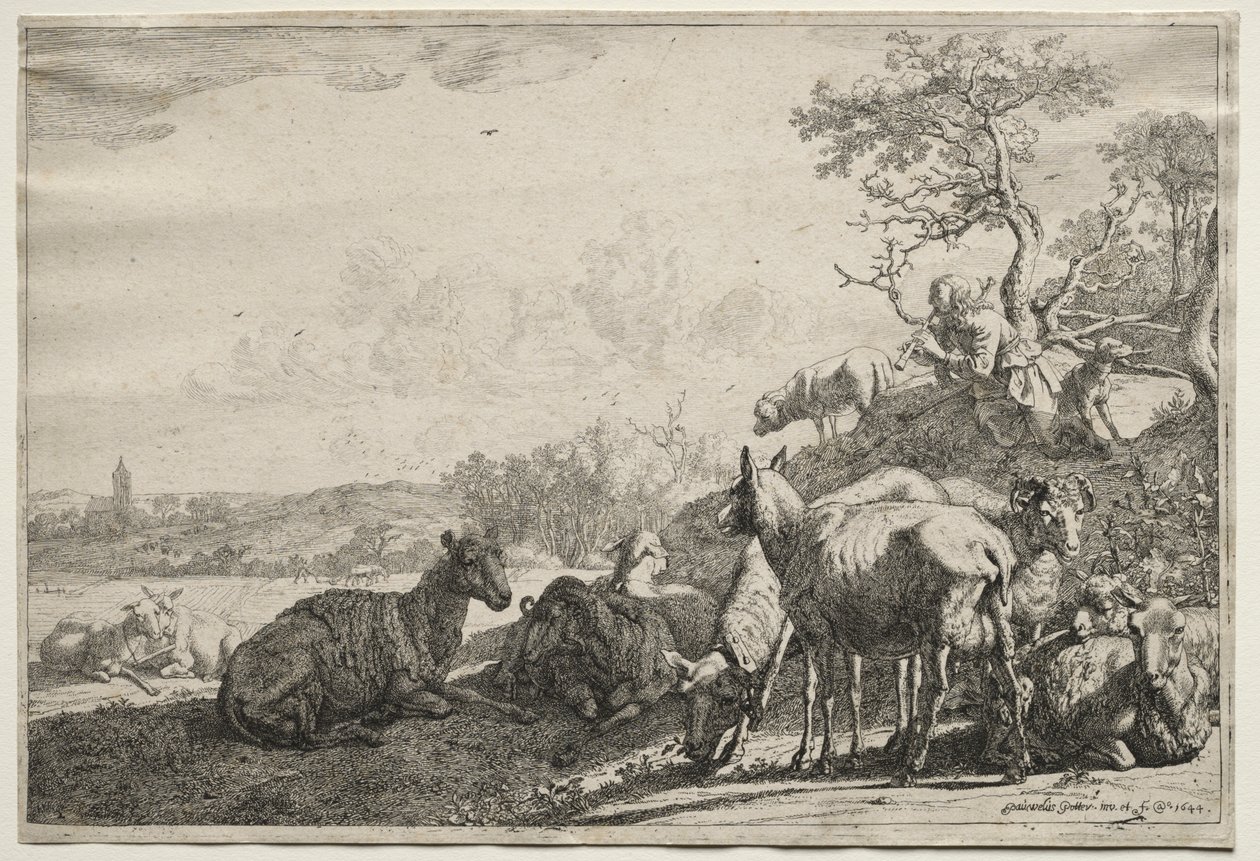 Il Pastore, 1644 da Paulus Potter