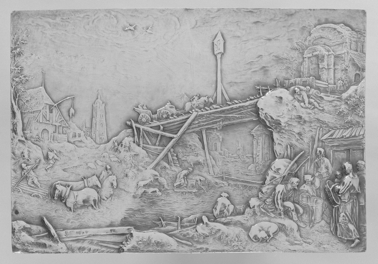 Paesaggio fluviale da Paulus Willemsz. van Vianen