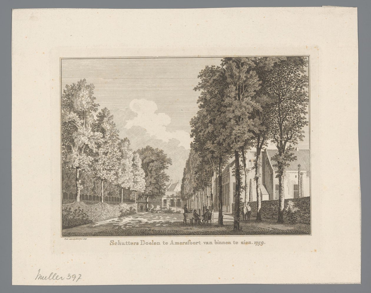 Veduta della Doelen ad Amersfoort da Paulus van Liender