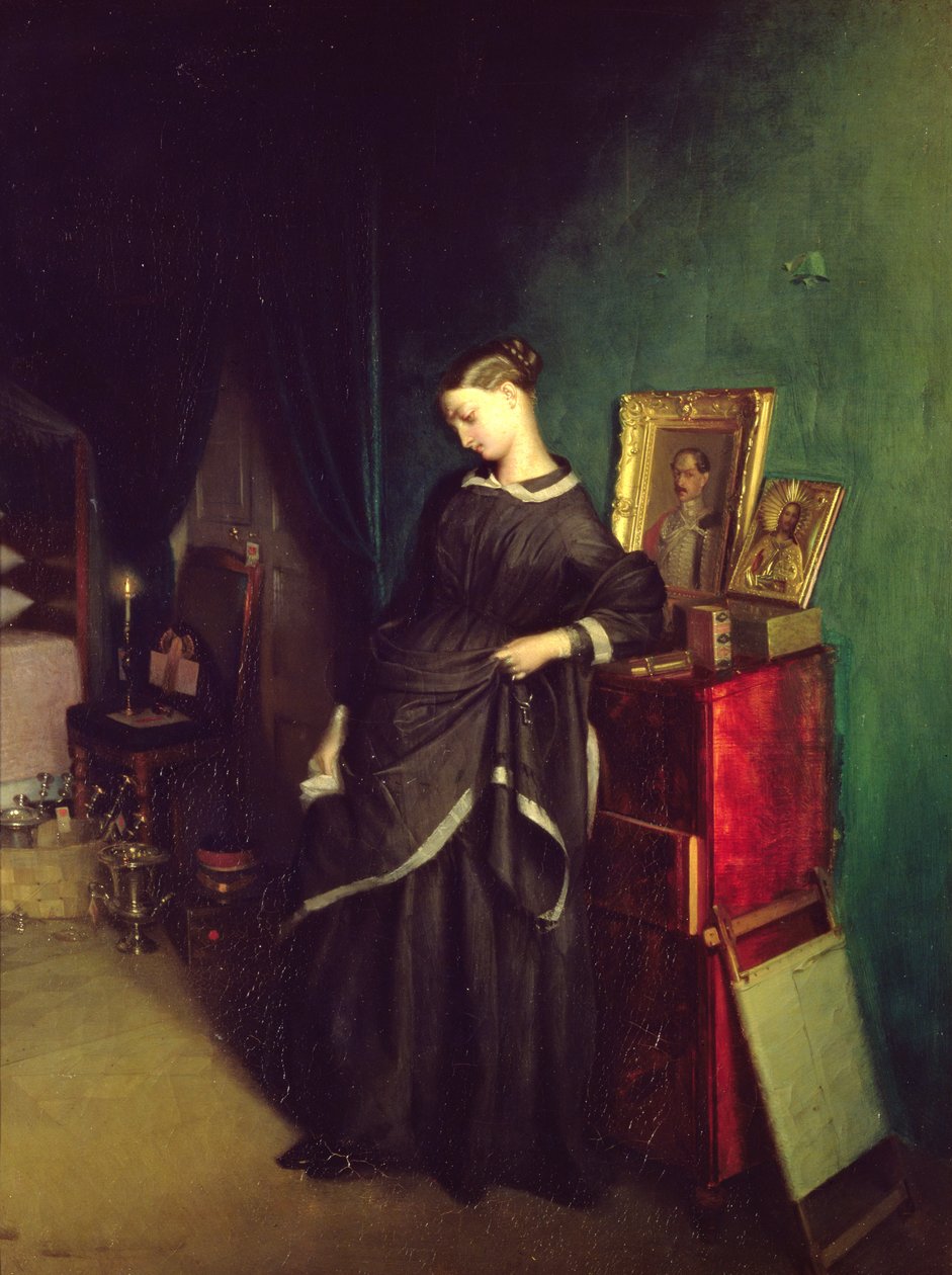 La vedova, c.1850 da Pavel Andreevich Fedotov