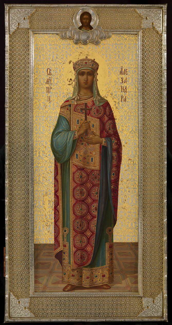 Santa Imperatrice Alessandra, 1883 da Pavel Akimovich Ovchinnikov