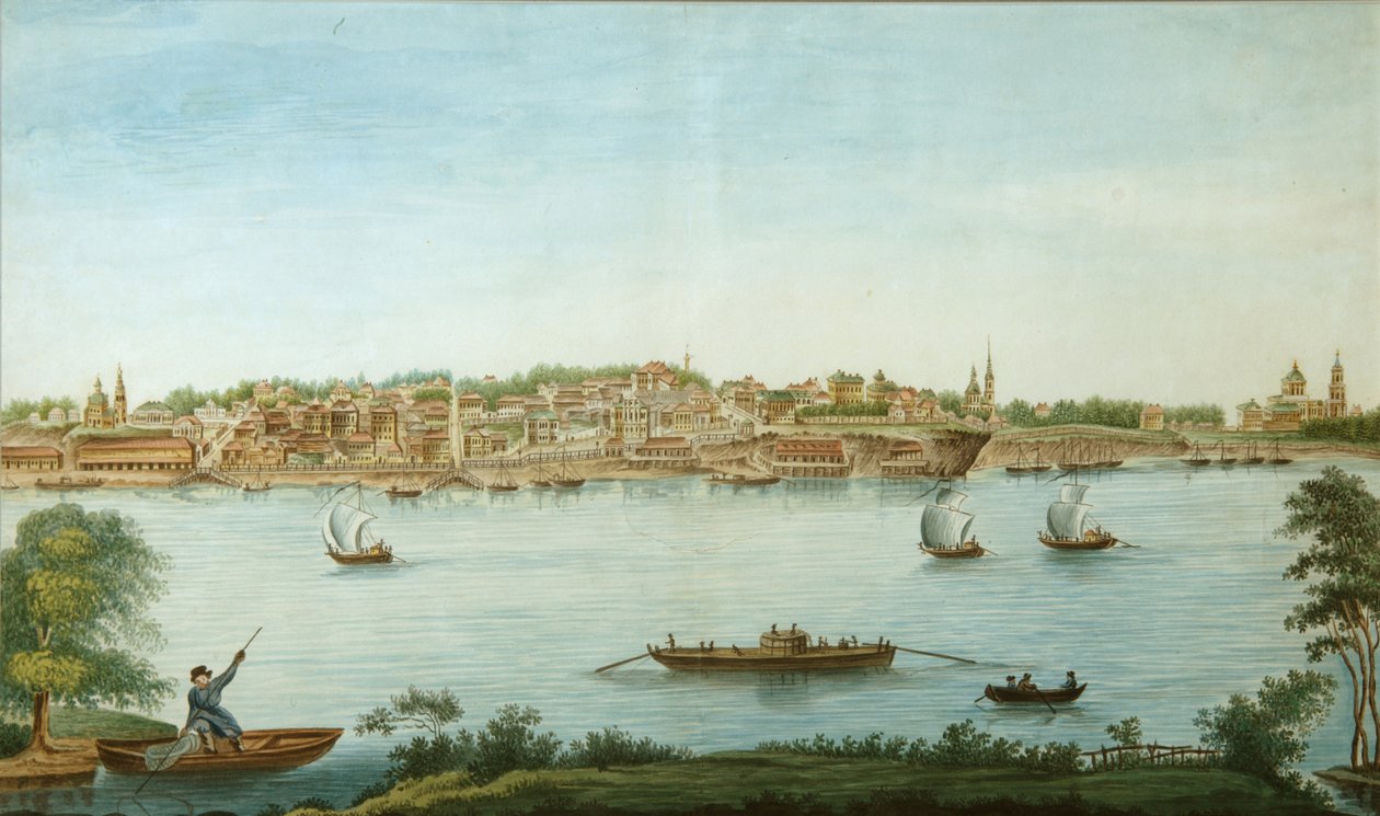 Veduta di Perm, 1832 da Pavel Emelyanovich Razmakhnin