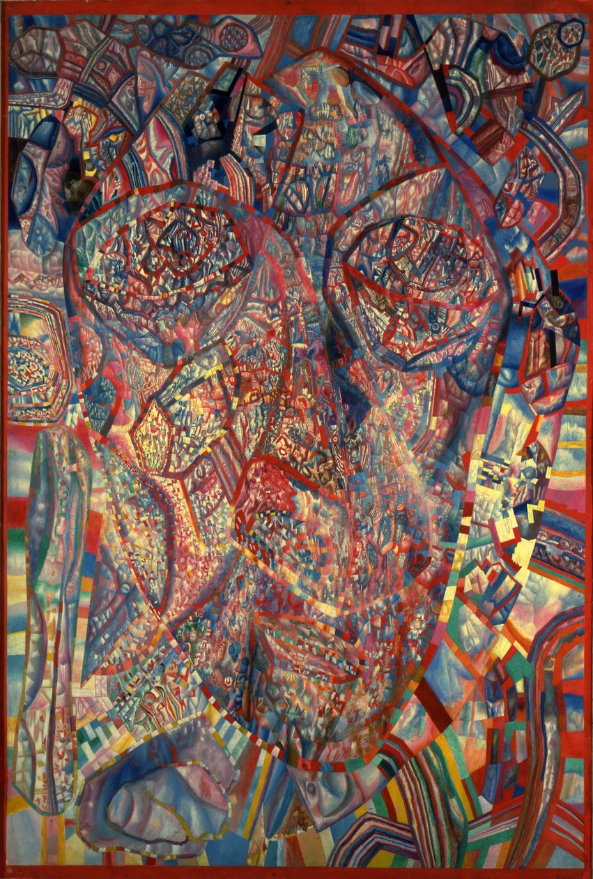 Una testa vivente, 1923 da Pavel Nikolayevich Filonov