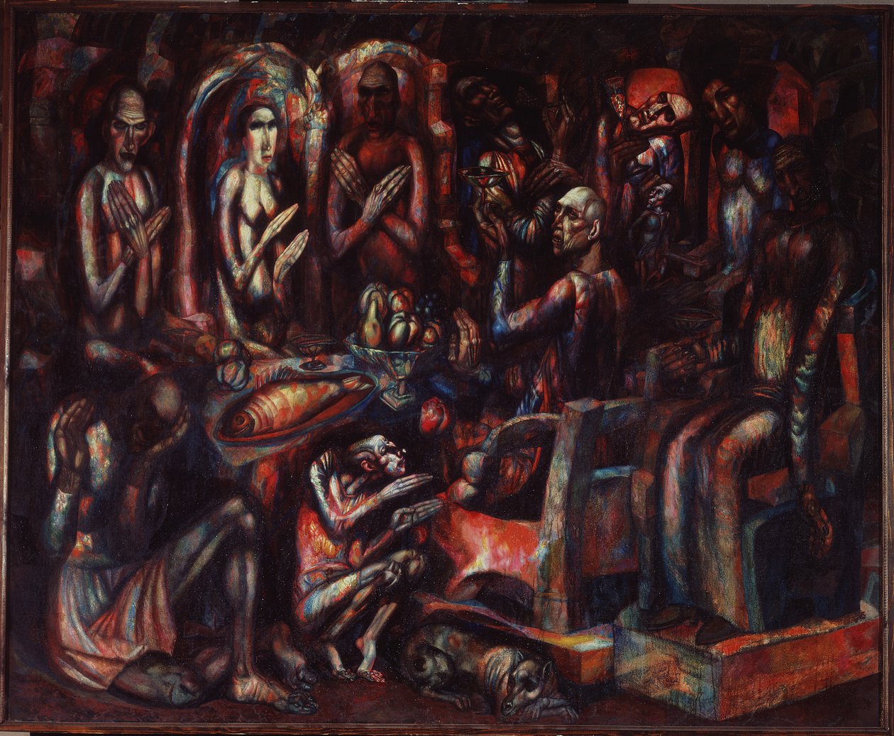 Festa dei Re, 1913 da Pavel Nikolayevich Filonov