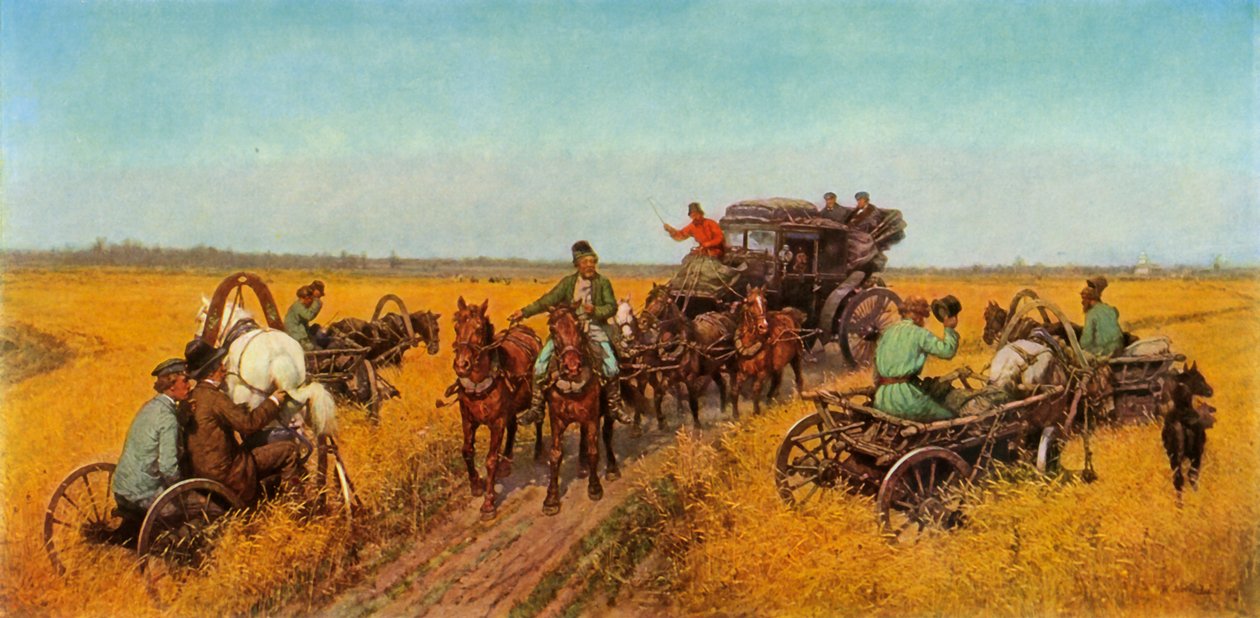 Visita alla diocesi, 1885 da Pavel Osipovich Kovalevsky