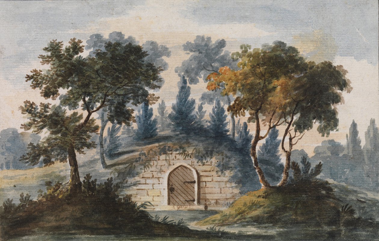 Tomba del Generale Washington a Mount Vernon (copia da incisione in The Port Folio) da Pavel Petrovic Svin