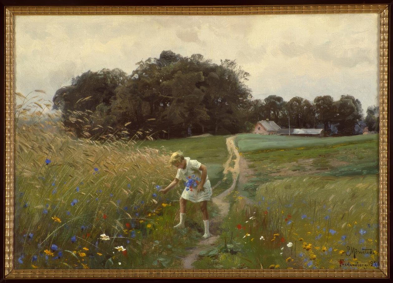 Il mazzo di fiori di campo da Peder Monsted