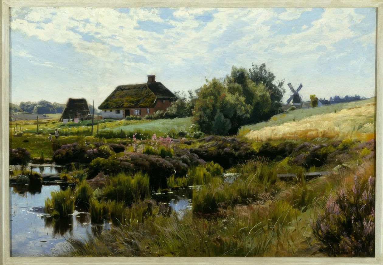Giornata estiva in campagna da Peder Monsted