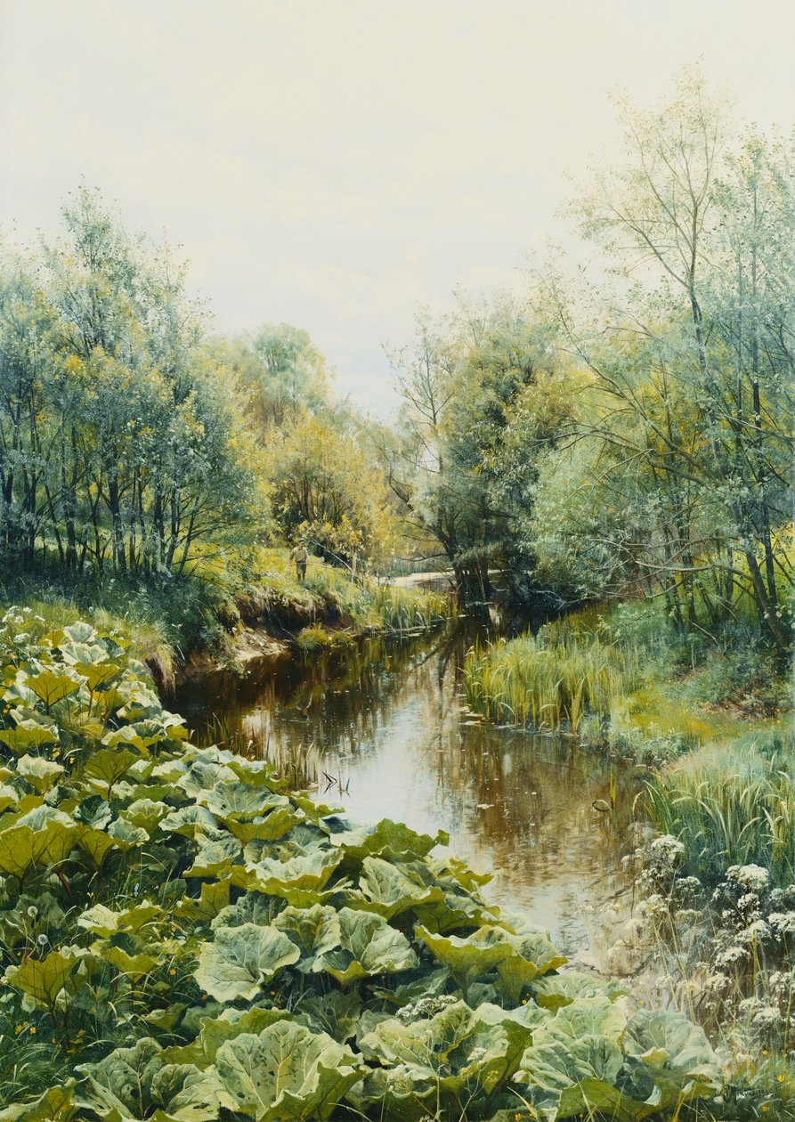Giornata estiva al torrente da Peder Monsted