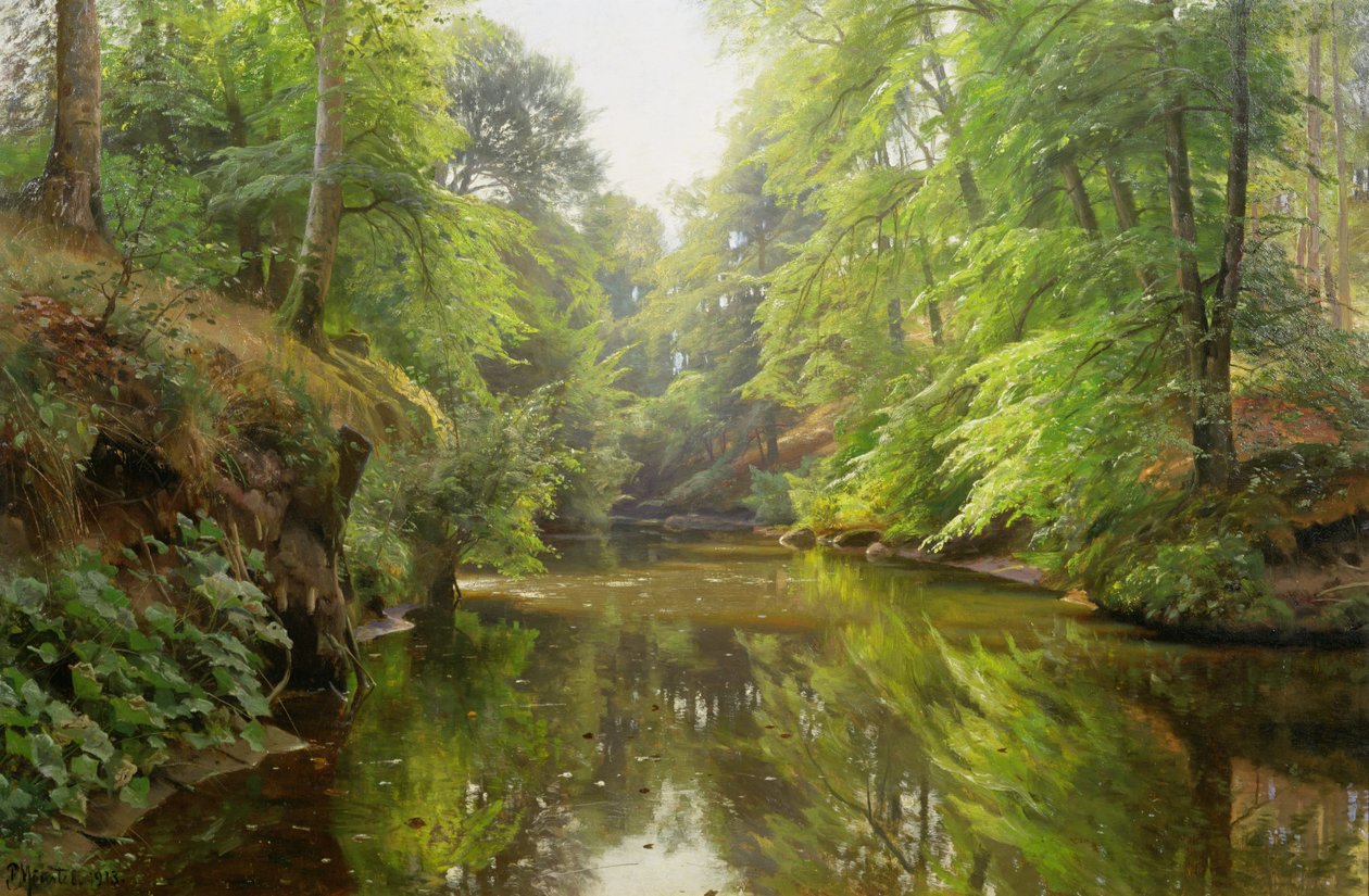 Il Fiume Tranquillo, 1913 da Peder Monsted