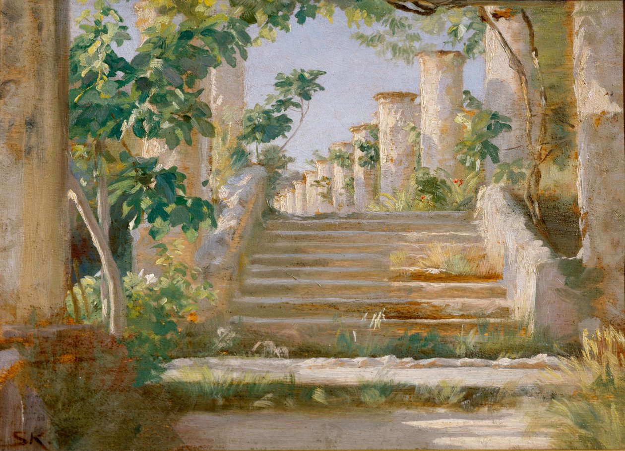 Loggia a Ravello da Peder Severin Kroyer