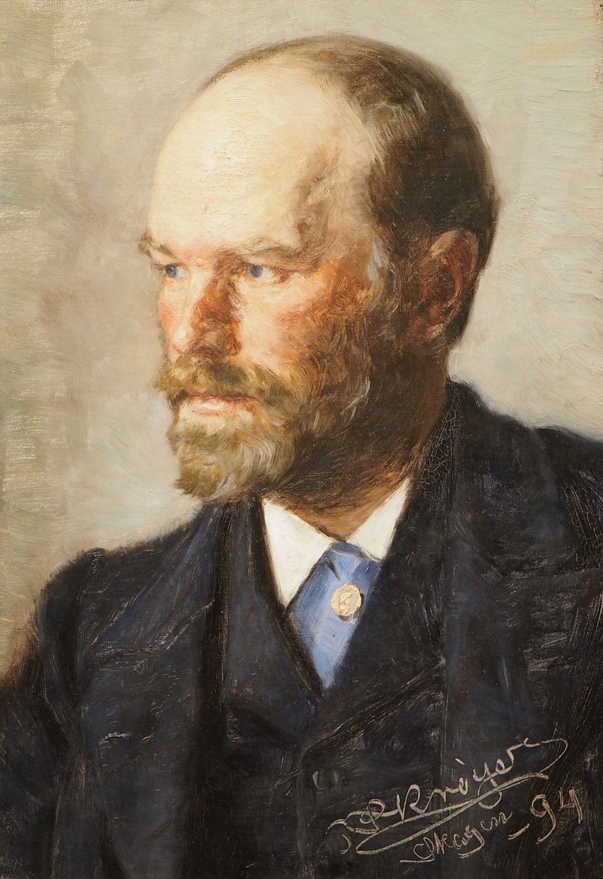 Ritratto del pittore Michael Ancher da Peder Severin Krøyer