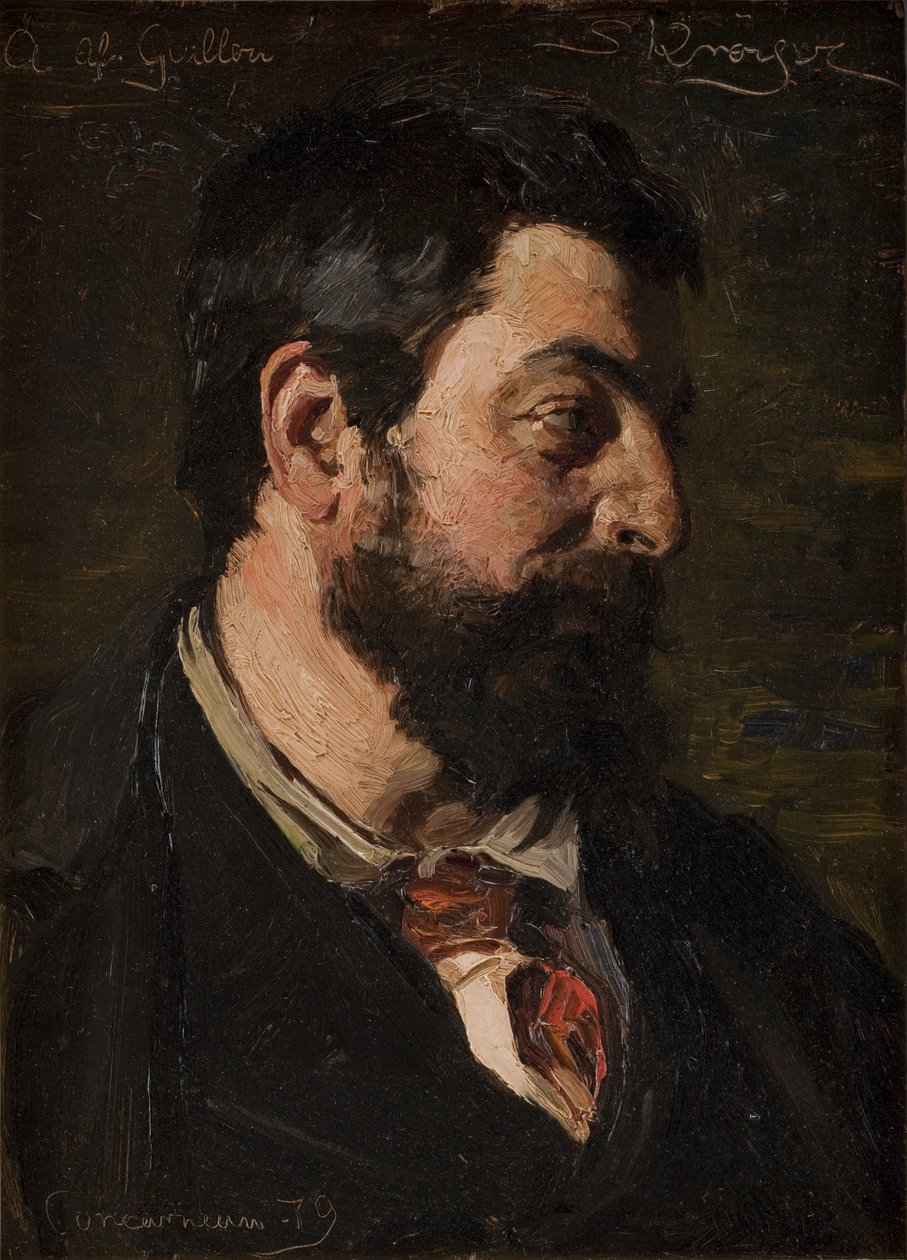 Ritratto del pittore francese Alfred Guillou da Peder Severin Krøyer