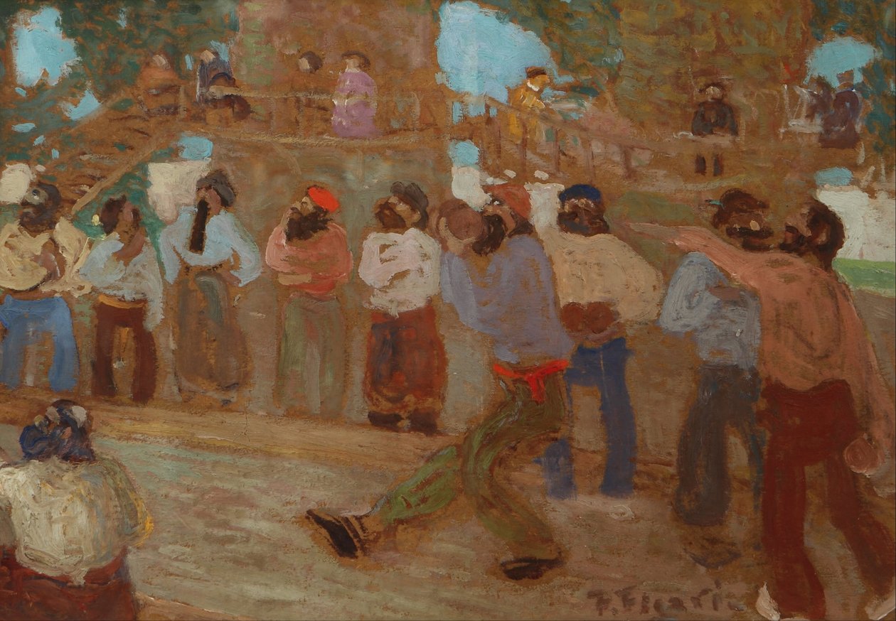 Campo di bocce da Pedro Figari