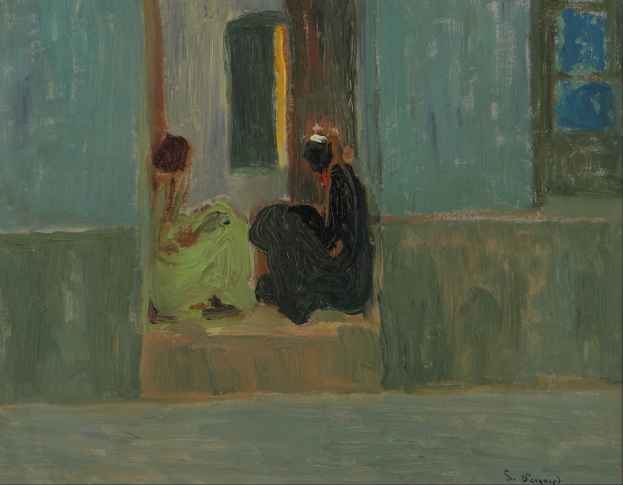 Negras en la puerta o Negras en zaguán da Pedro Figari