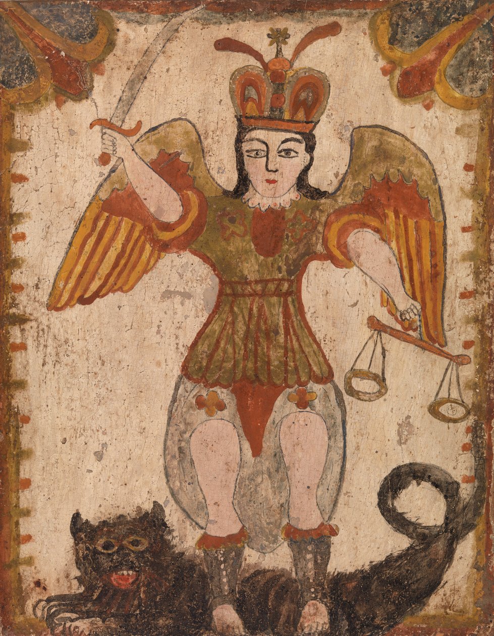 Arcangelo San Michele, c. 1810 da Pedro Antonio Frésquis