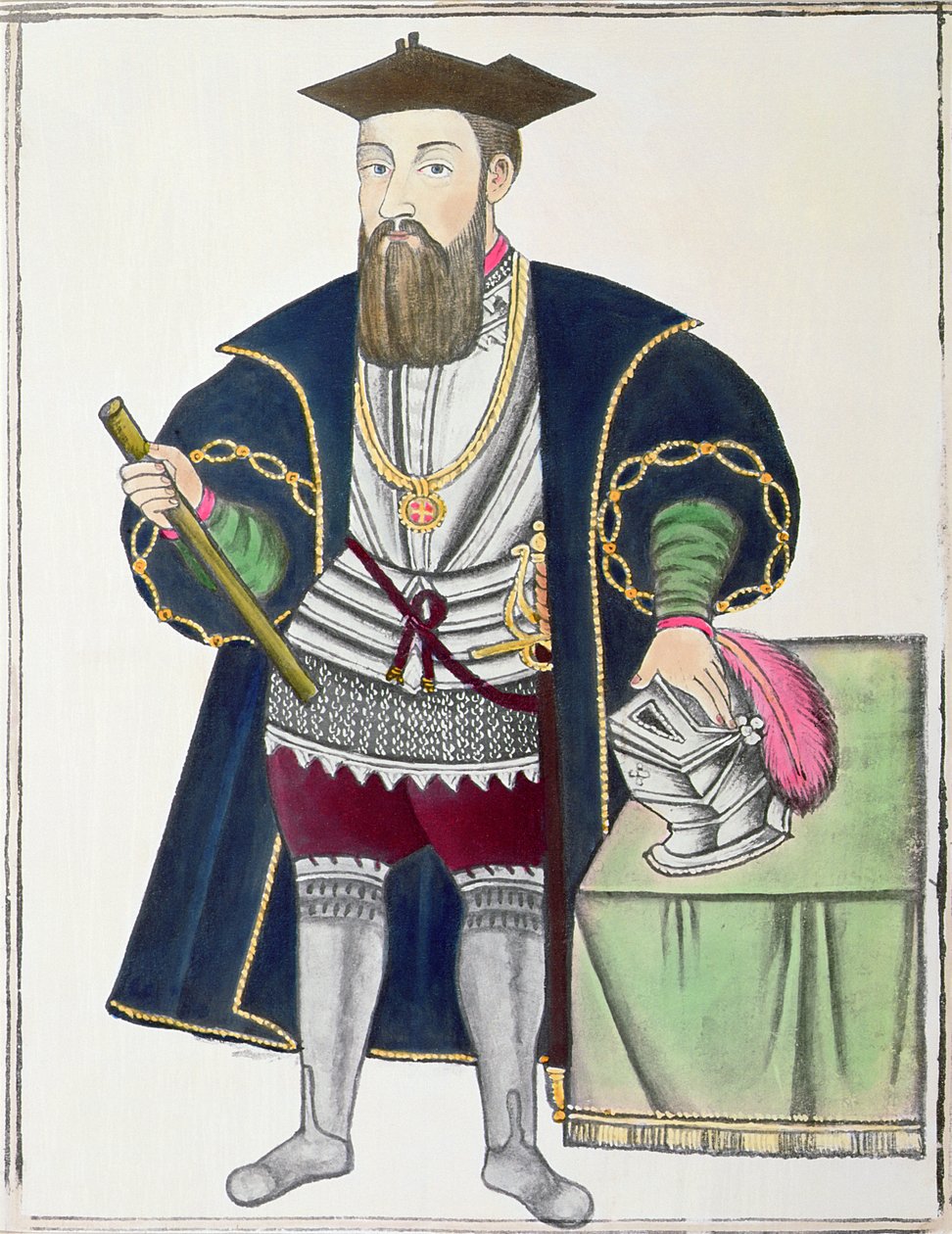 Ritratto di Vasco de Gama da Pedro Barretto de Resende