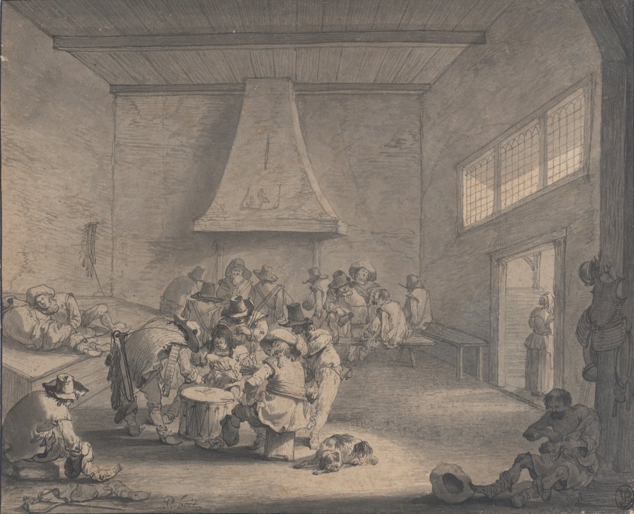 Scena di Guardaroba, ca. 1700 da Peeter Bout