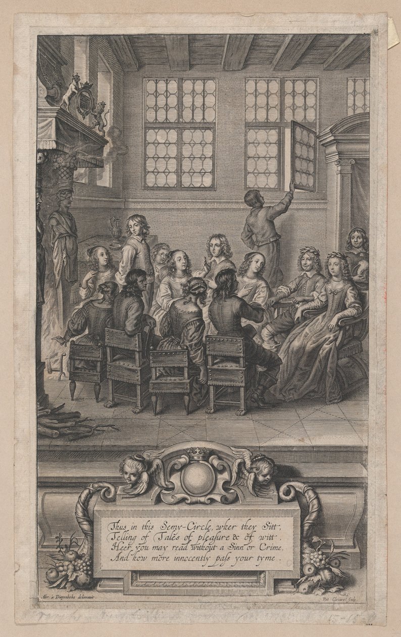 La famiglia di William Cavendish, Marchese di Newcastle-upon-Tyne, 1656 da Peeter Clouwet
