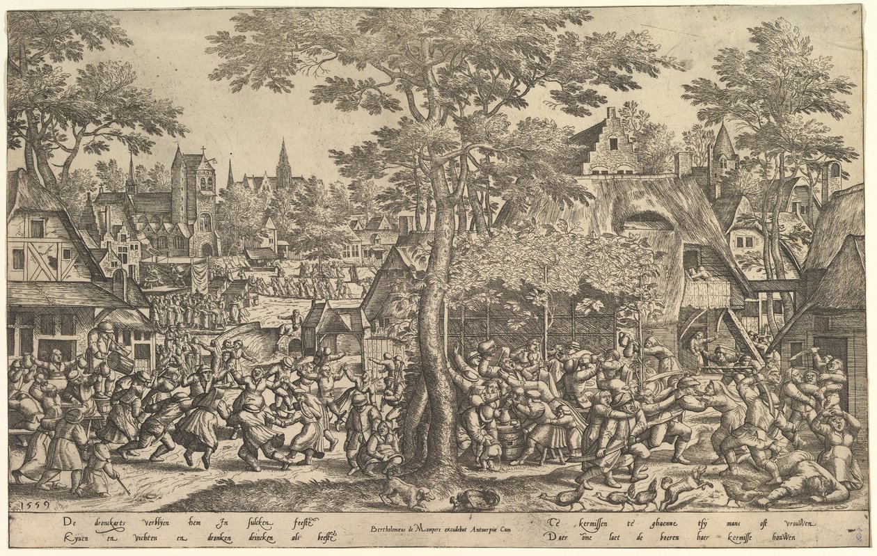 Fiera contadina da Peeter van der Borcht