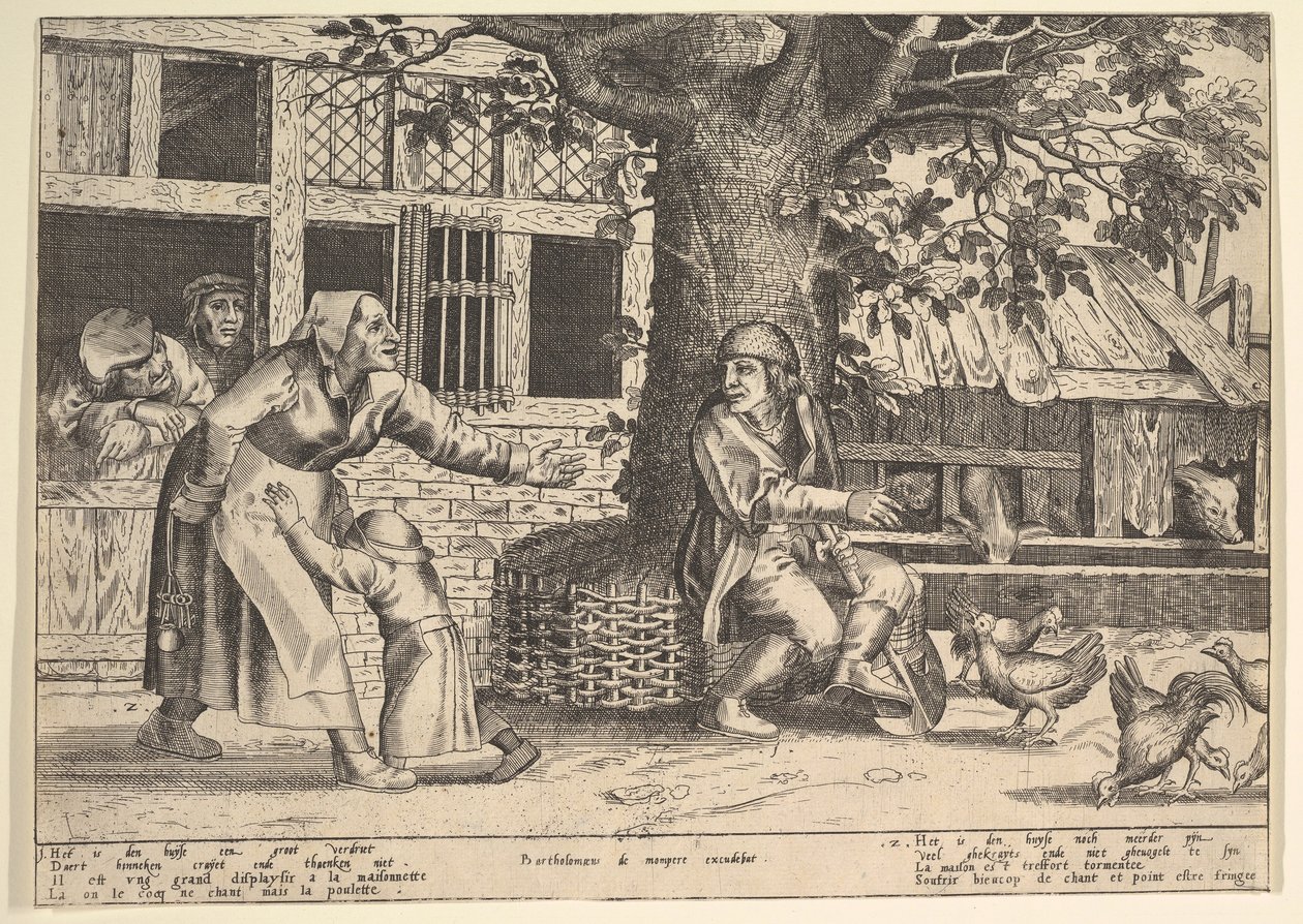Il marito sottomesso da Peeter van der Borcht